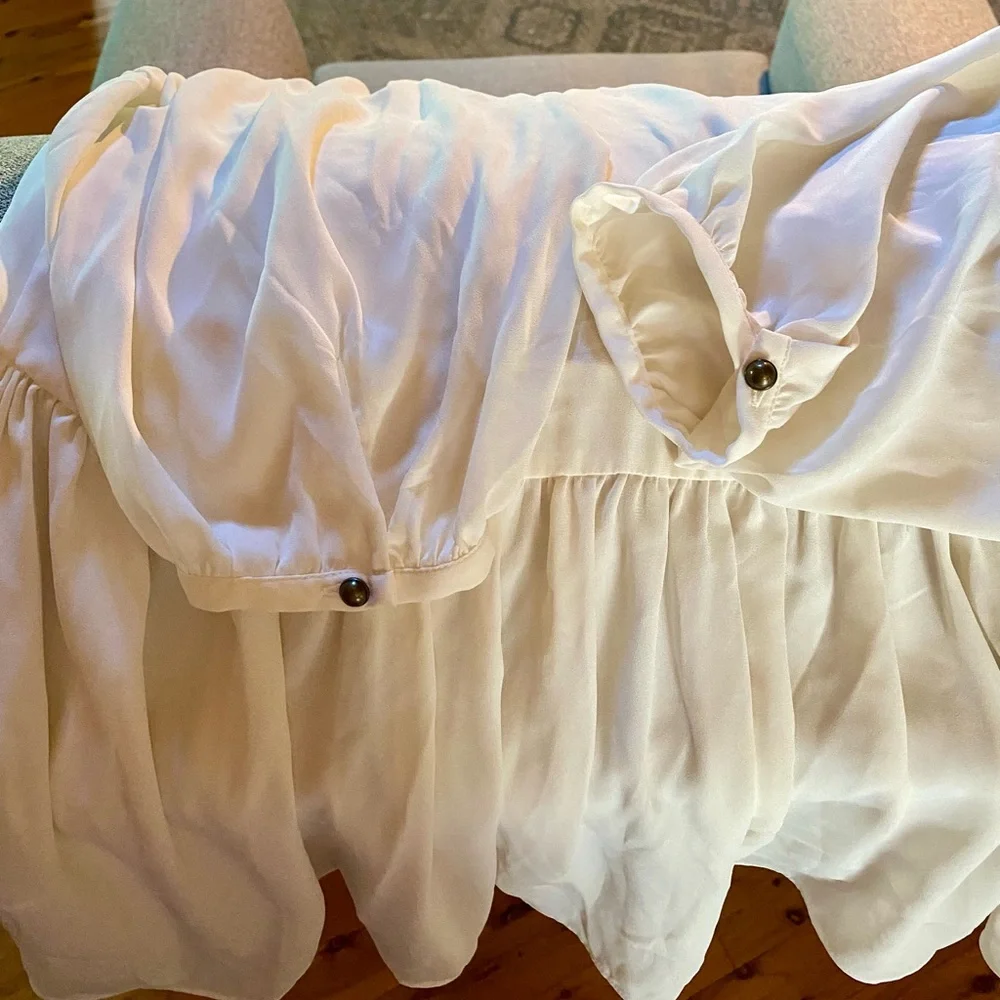 🔥Banana Republic x Olivia Palermo Poet Blouse🔥 NWT - Picture 5 of 13